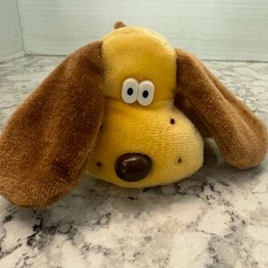 Kennel Kuddlees Vintage Plush Tara Toy Stuffed Animal Puppy Pink Collar 5”